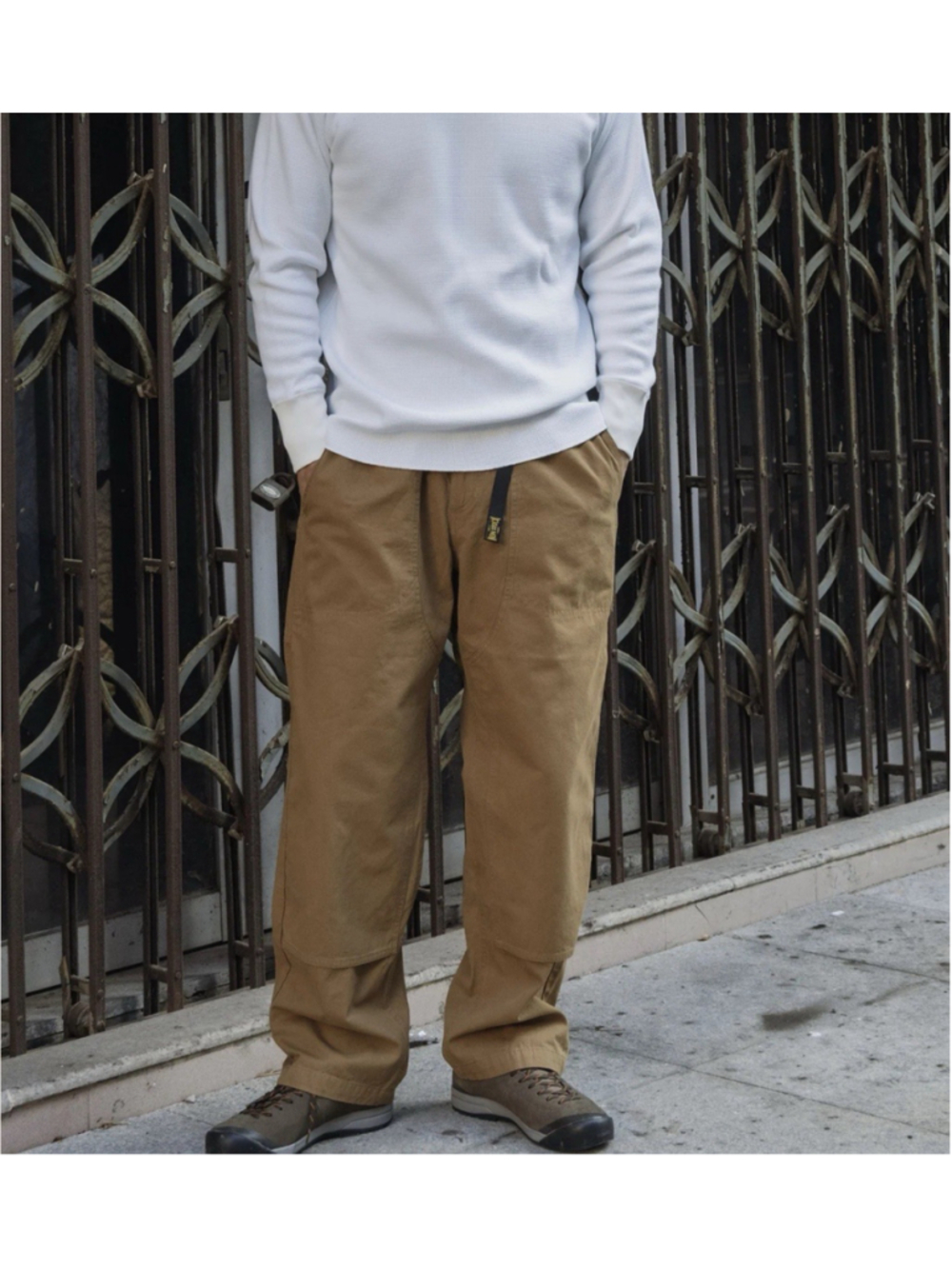 10 oz Cotton Canvas Climbing Pants - Khaki Non Stock Mfg. Co. XL